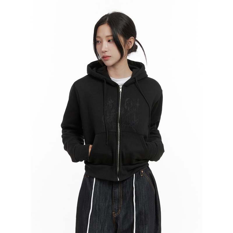 Comfy Cotton Zip-Up Hoodie CS430