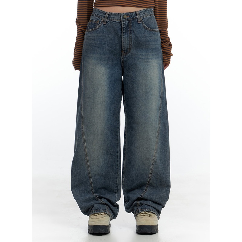 Irie Wide Fit Denim Chic Jeans CS424
