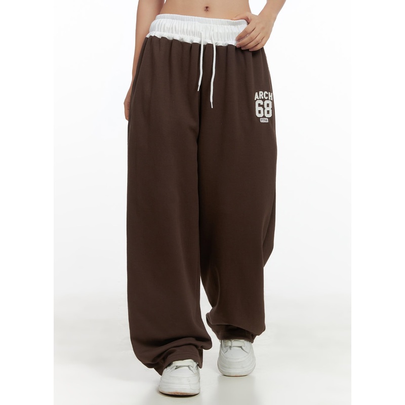 Multi-Color Wide Fit Sweatpants CO402