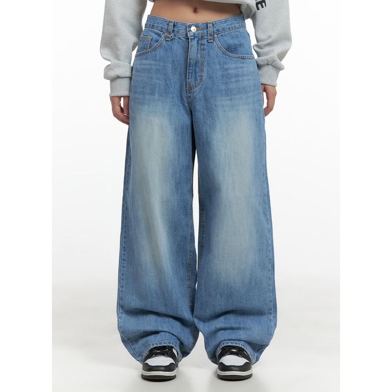 Noelle Wide Fit Denim Pants CO402