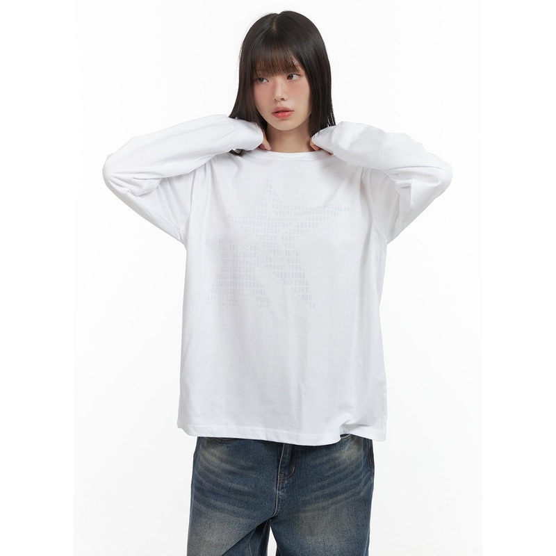 Basic Loose Fit Long Sleeve Tee CO410