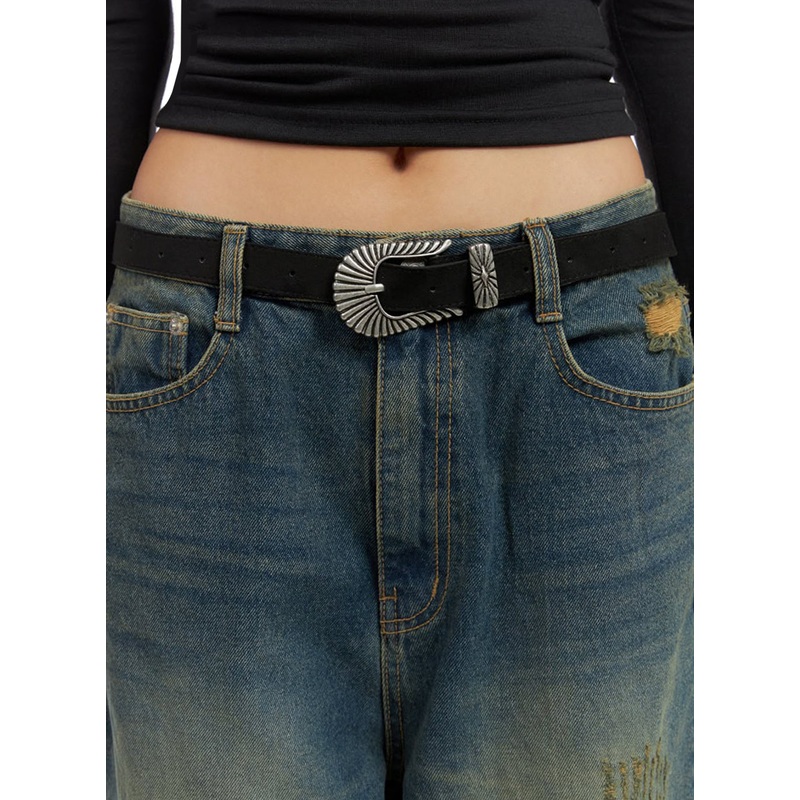 Chic Buckle Belt IO409|Black|Beige|Brown|One Size