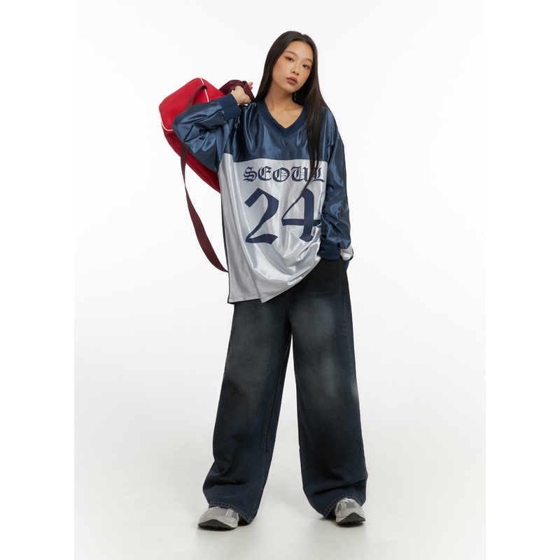 Imogen WashedSky Loose-Fit Denim IO409