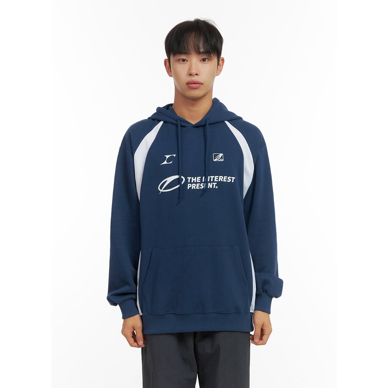 Men’s Trendy Loose Fit Graphic Hoodie CO408