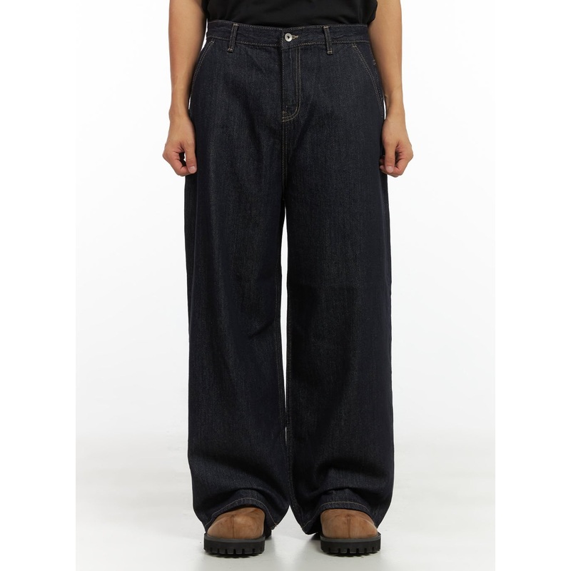 Men’s Wide Style Cotton Jeans CO408