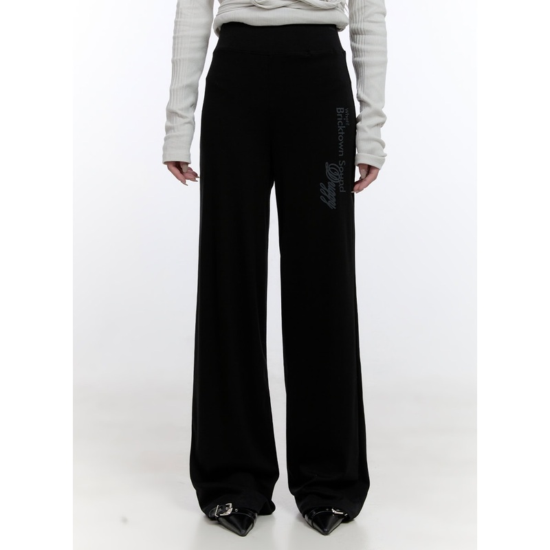 Straight-Fit Printed Sweatpants CO418