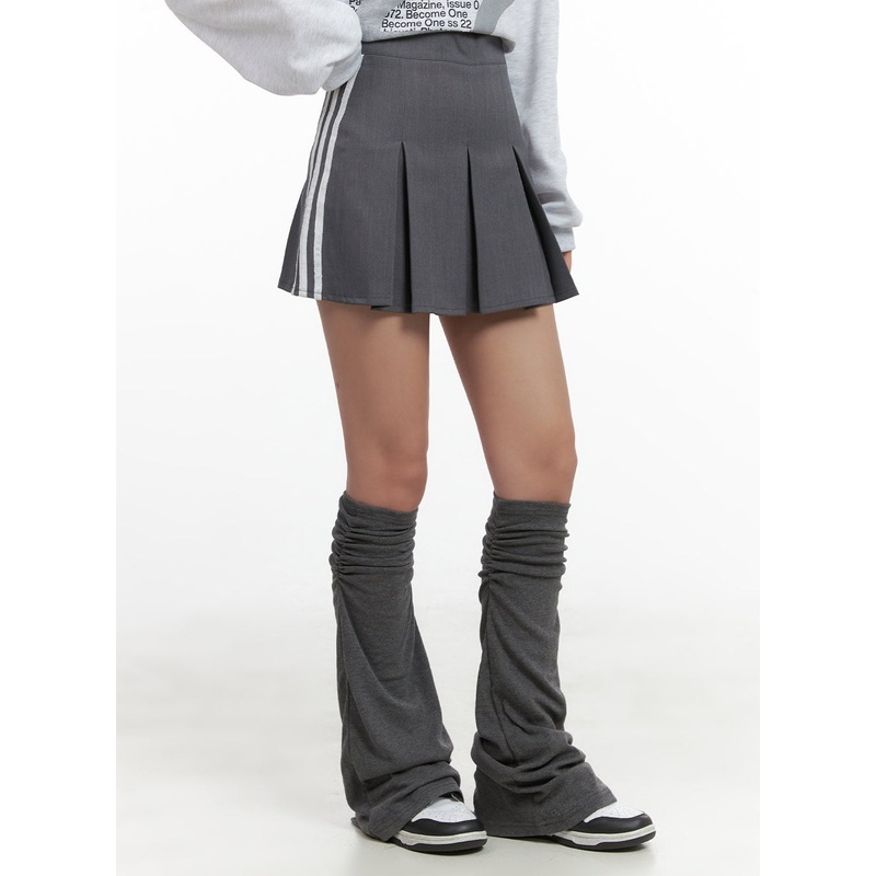 Track Pleated Bliss Mini Skirt CO404