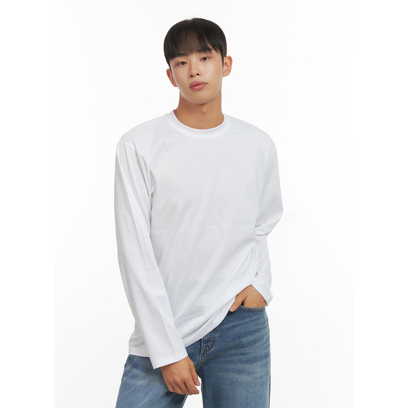 Men’s Basic Long Sleeve T-Shirt IO420