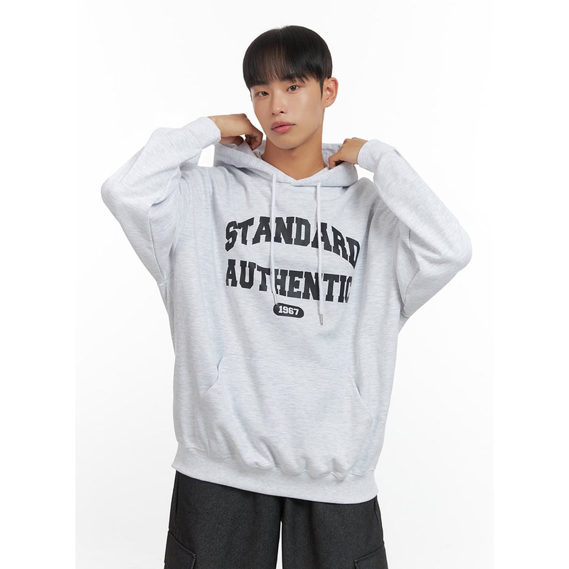 Men’s Loose Fit Graphic Hoodie IO420