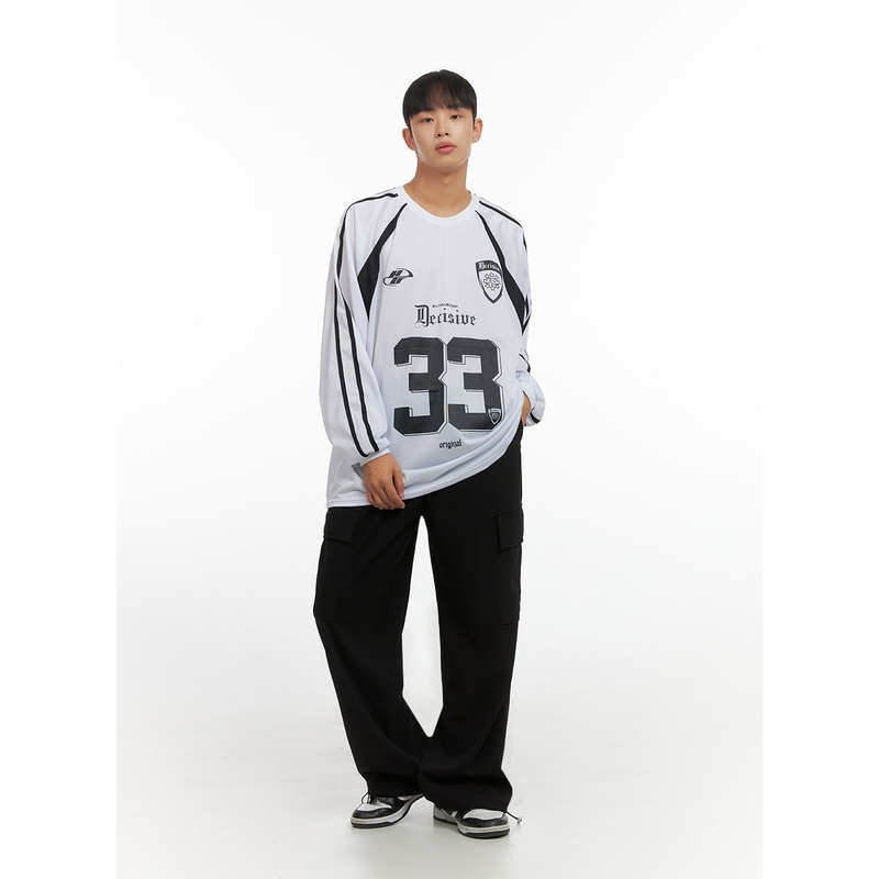 Men’s String Cargo Wide Fit Pants IO420