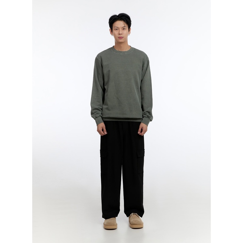 Men’s Wide Fit Cargo Pocket Pants IO428