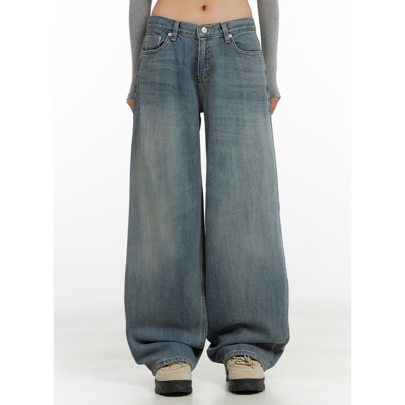 Nadia Washed Low-Waist Baggy Jeans CO424