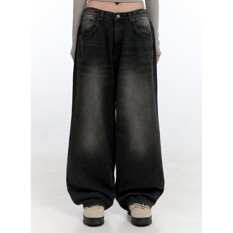 Nia Wide-Fit Baggy Jeans CN401