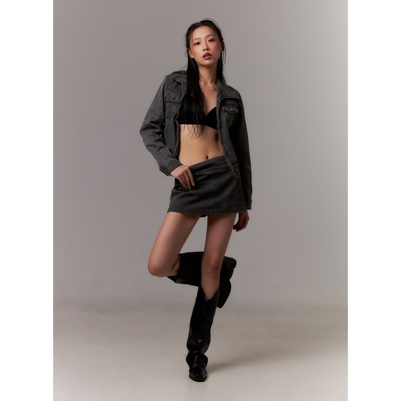 Pigmented Mini Skirt-Pants CO424