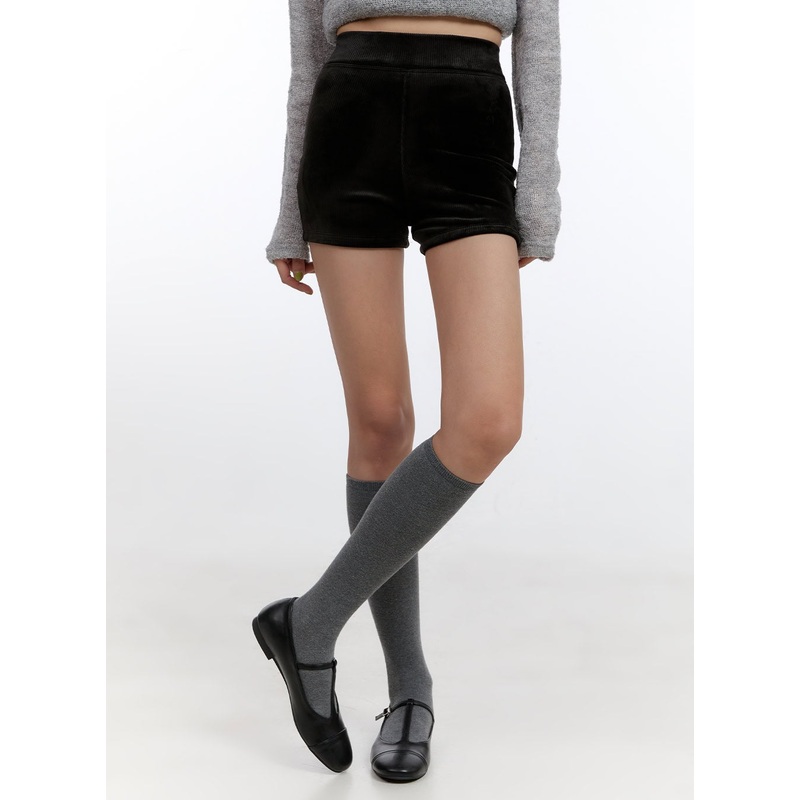 SlimFit Solid Shorts CO431|Black|White|Beige|Pink|S/M
