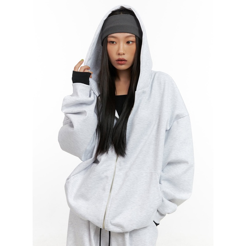 Urban Chill Zip Hoodie CO424|Light gray|Gray|Black|Green|M/L