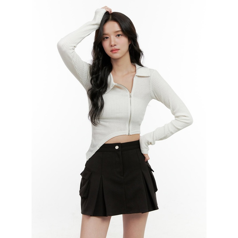 Asymmetric Slim Fit Cardigan ON404