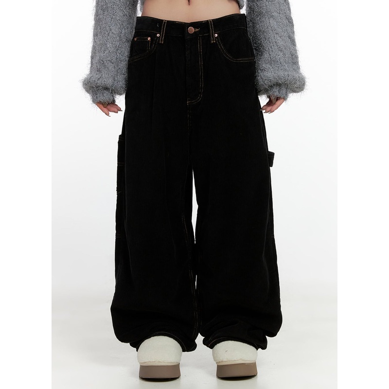 Comfy Wide-Leg Carpenter Pants CN407