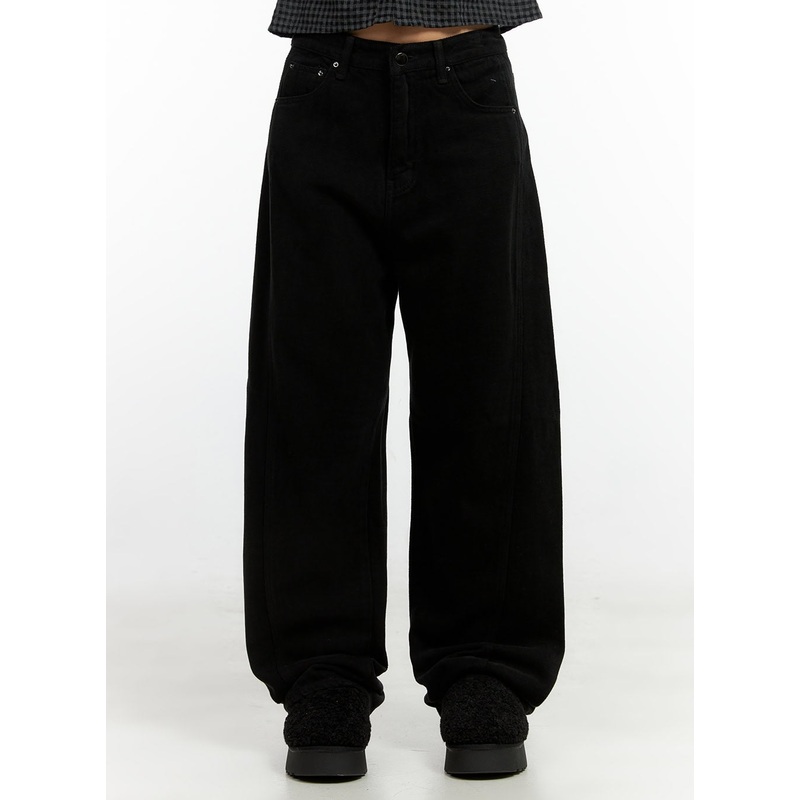 Cotton Wide Fit Trousers CN405