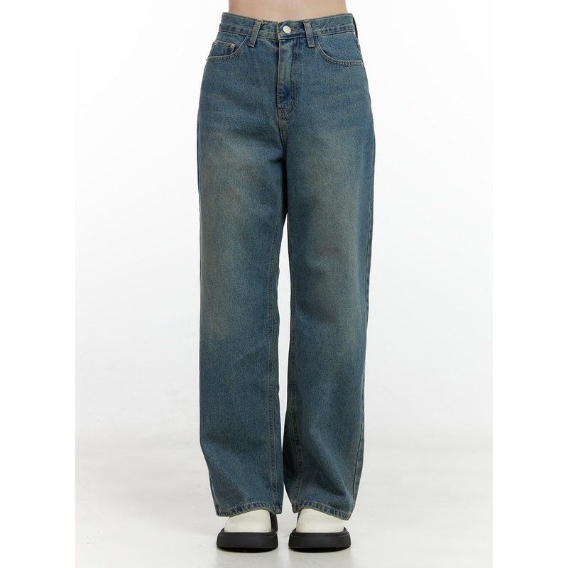 Jovie Washed Wide-Leg Jeans ON408