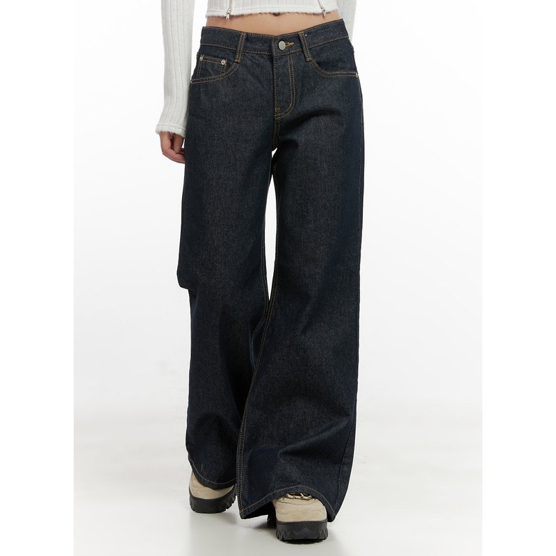 Lisa Cotton Comfort Wide Leg Jeans CN419