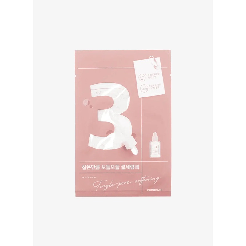 No.3 Tingle-Pore Softening Sheet Mask (1ea / 27ml)