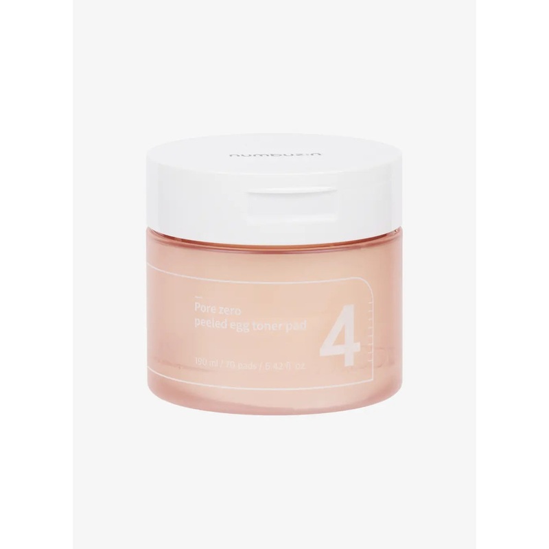 No.4 Pore Zero Peeled Egg Toner Pad (70ea / 190ml)