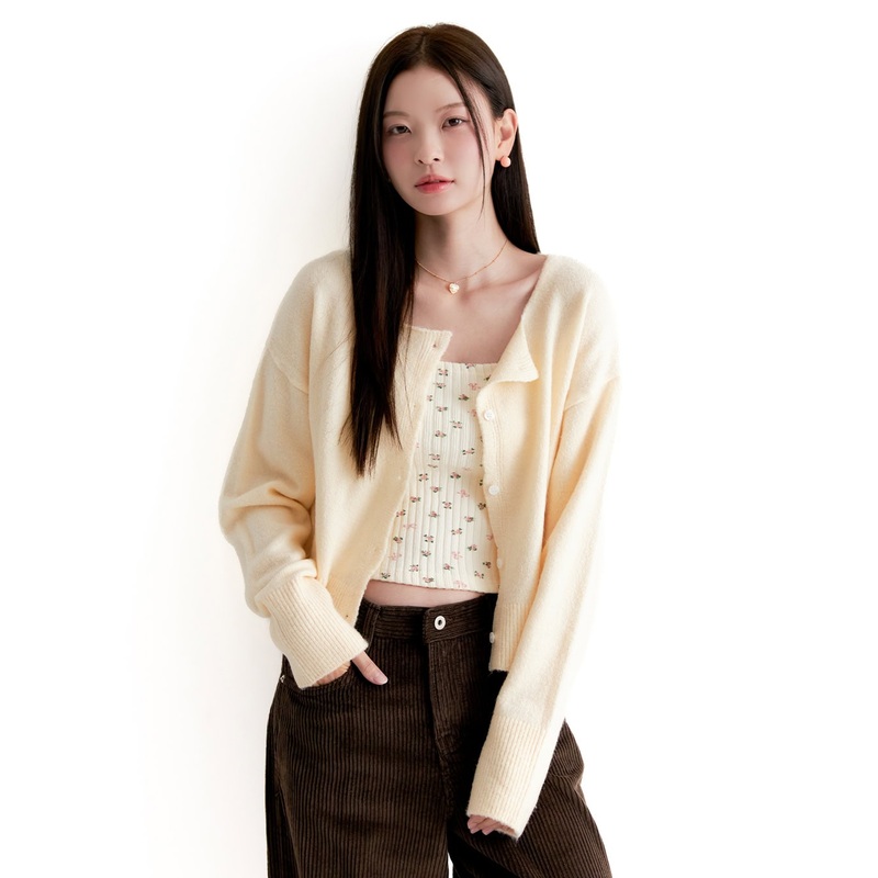 Soft Touch Buttoned Cardigan ON422