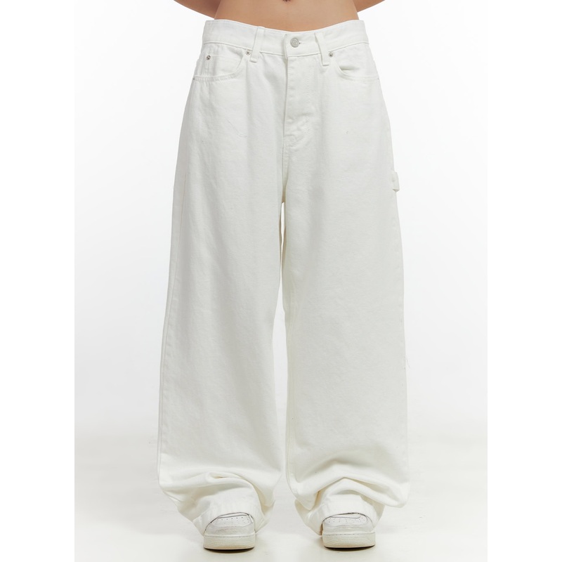 WideFit Cotton Pants CN406|White|Black|S|M|L