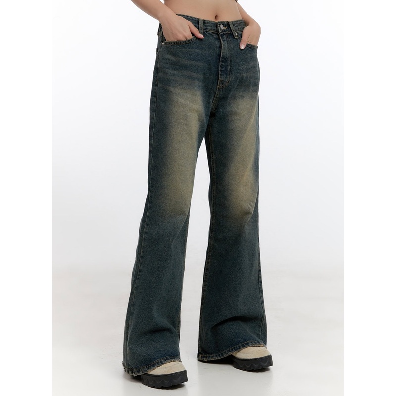 Yelena Denim Slim Fit Flared Jeans CN420