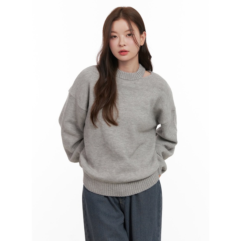 Cozy Chic Cut Out Sweater OD403