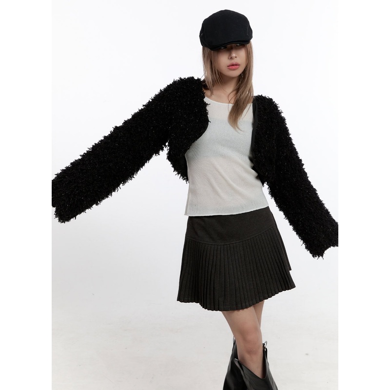 Cozy Chic Polyester Bolero Cardigan CN425