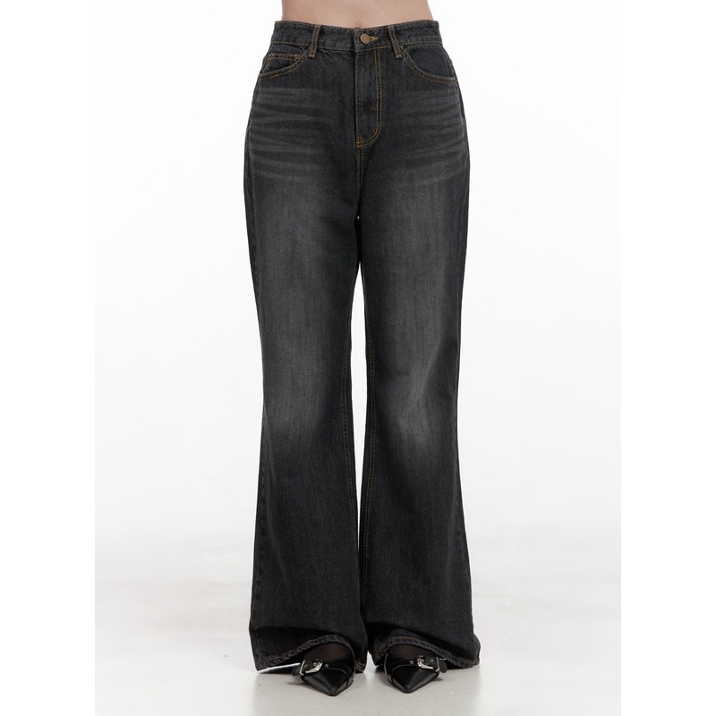 Kiana Cotton Wide Fit Flared Jeans OD403