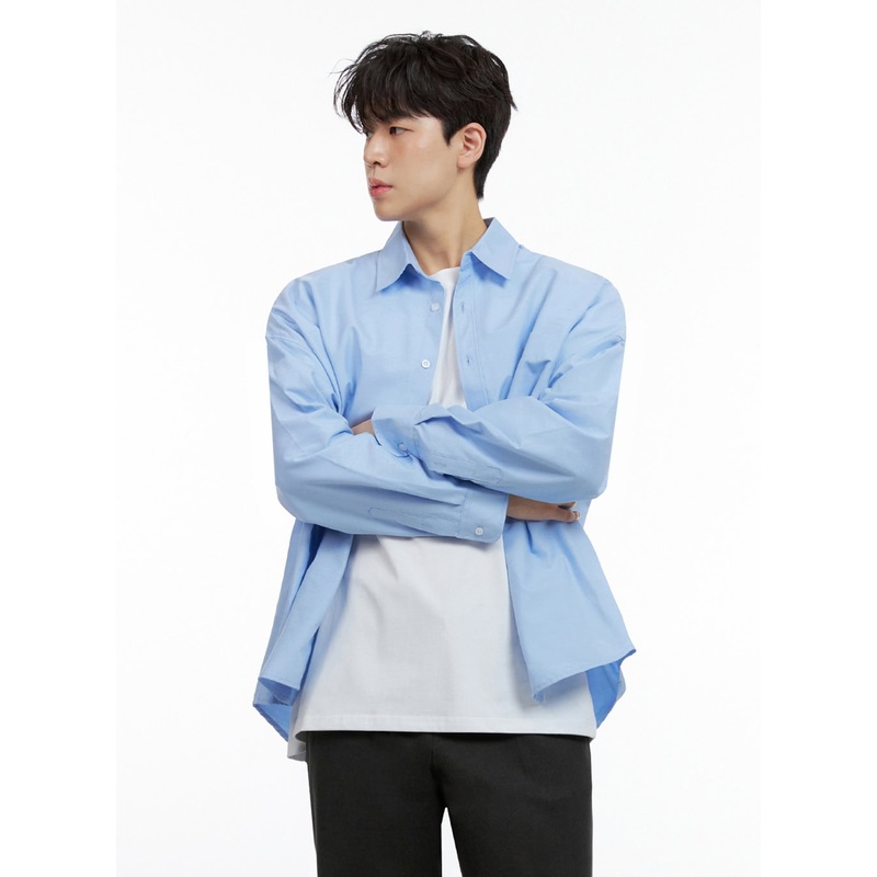 Men’s Buttoned Collar Shirt IN422