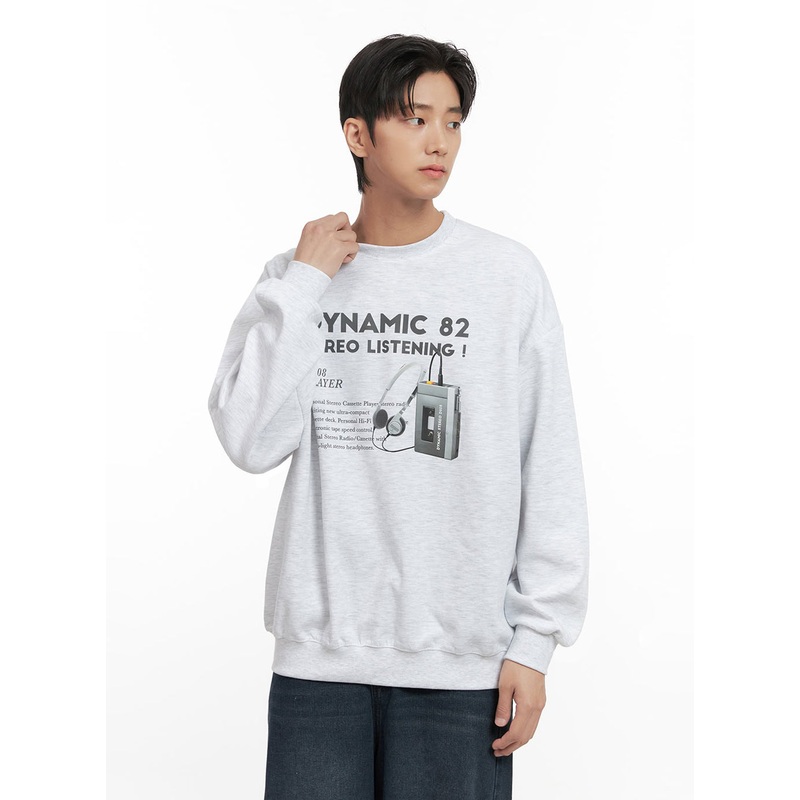 Men’s Graphic Cotton Sweatshirt ID406