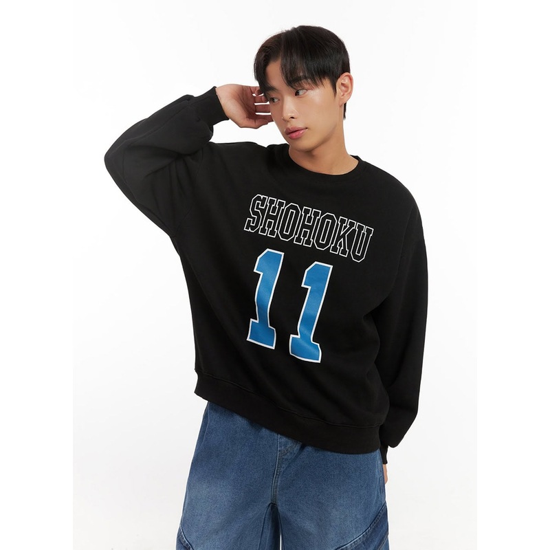 Men’s Lettering Graphic Sweatshirt ID406