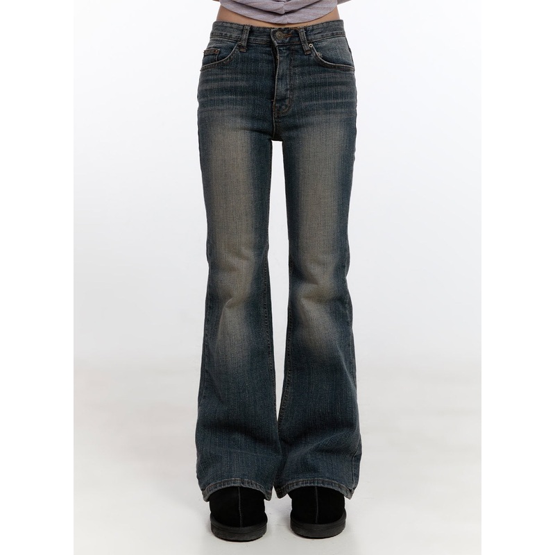 Nadine Cotton Slim Fit Flared Jeans CN425