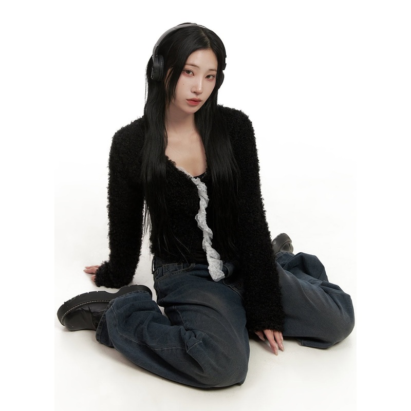 Soft Touch Cropped Cardigan CD406