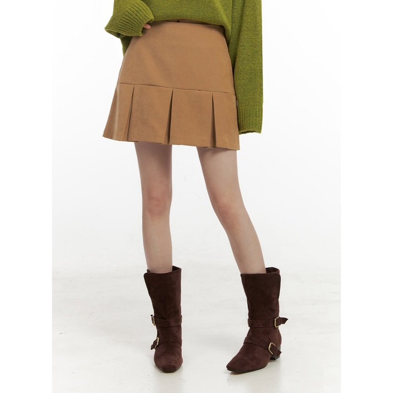 Soft Touch Pleated Mini Skirt IN427
