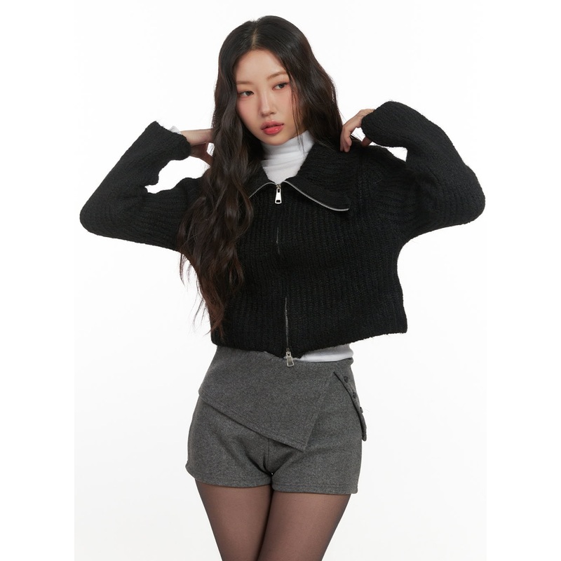 SoftDream Cardigan CN428|Black|Dark gray|Light beige|S/M