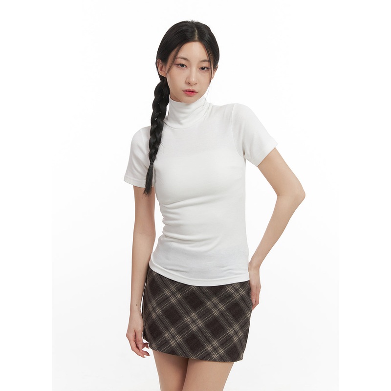 Turtle Neck Slim Fit TShirt CN428