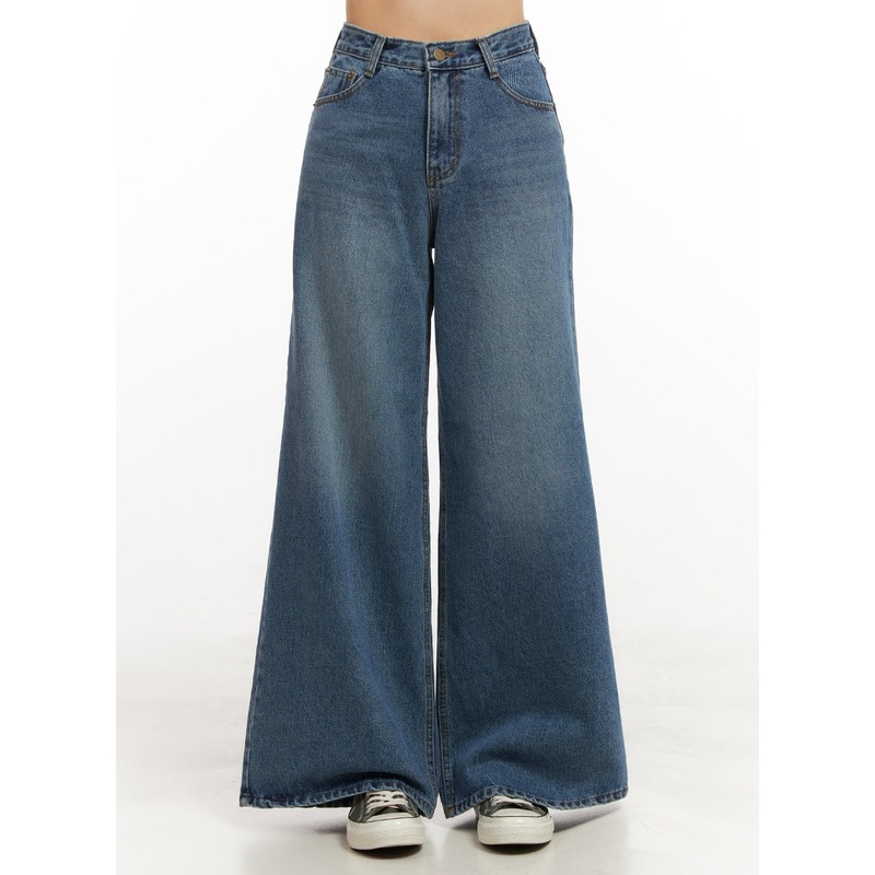 Alisa Wide Leg Denim Chic Jeans OD417