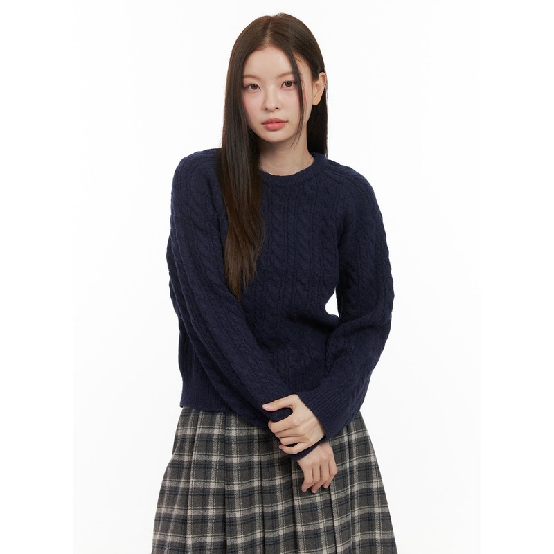 Cable Knit Essential Sweater OD412