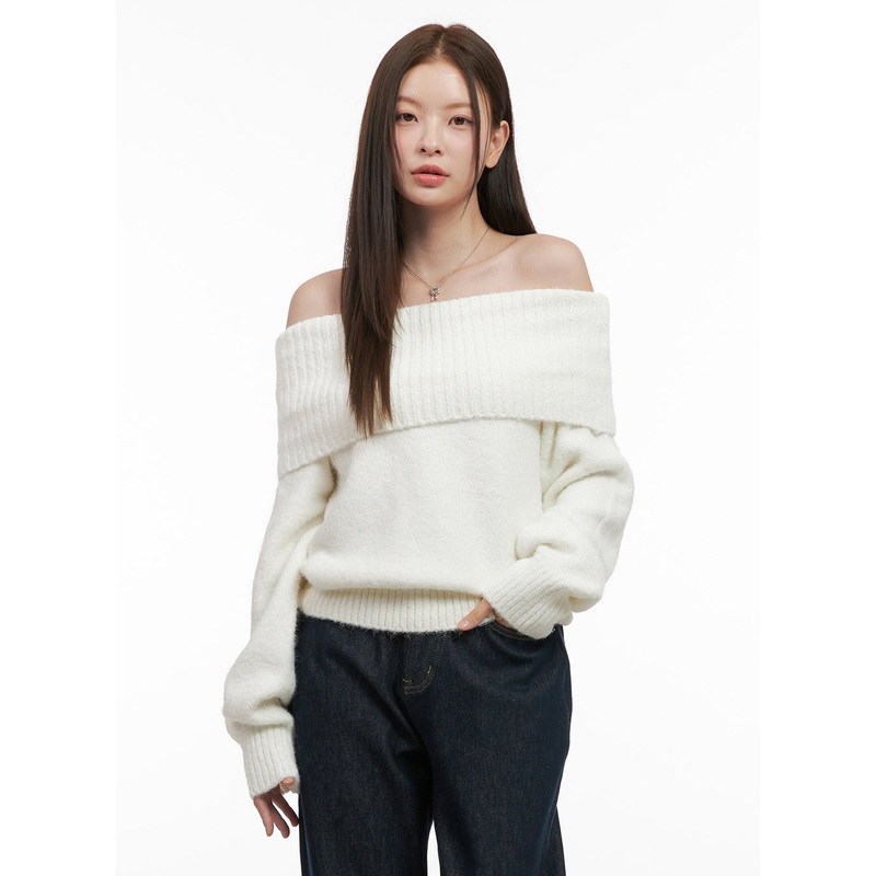 Chic Off-Shoulder Sweater OD412