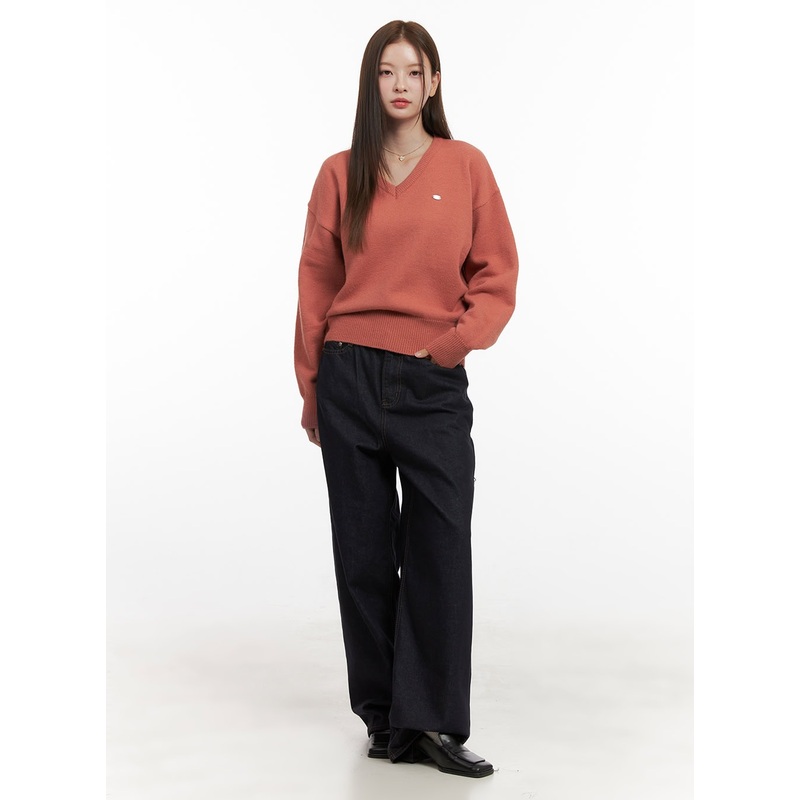 Lauren Cotton Comfort Wide Leg Jeans OD417