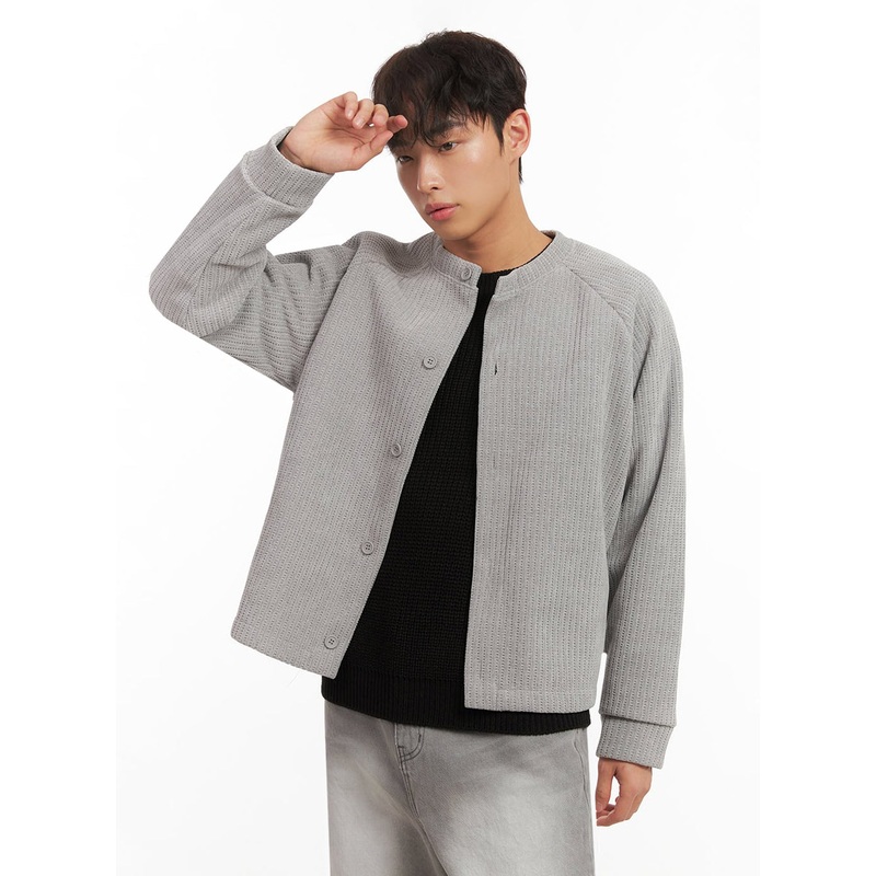 Men’s Buttoned Knit Cardigan ID431
