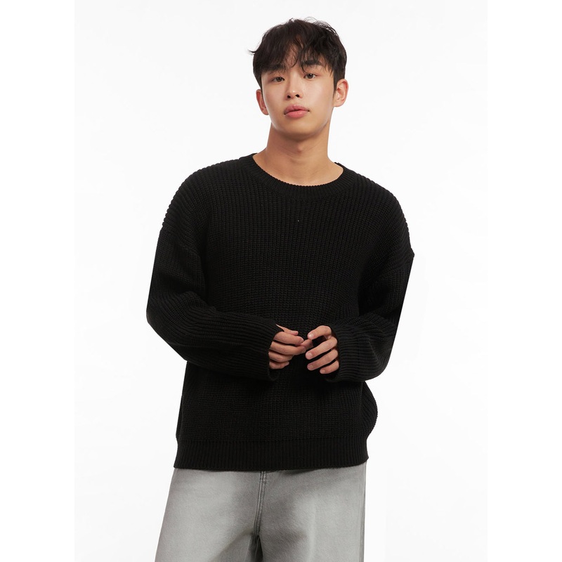 Men’s Long-Sleeve Knit Sweater ID431