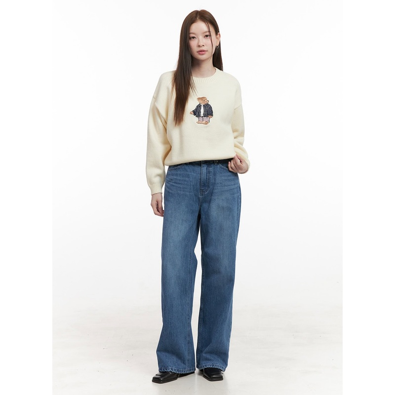 Nelly Wide Fit Denim Jeans OD418