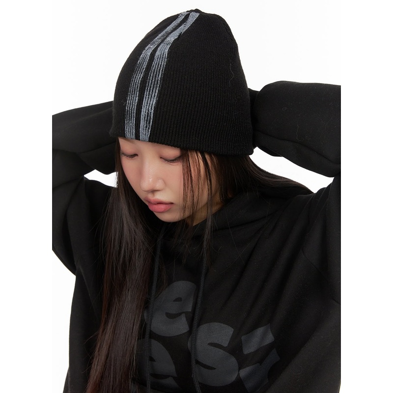 Striped Soft Touch Beanie CD416