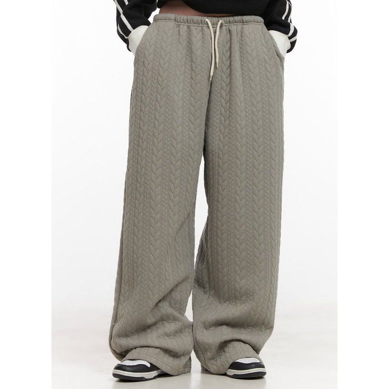 Stylish Quilted Wide-Leg Pants CD416